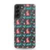 Cat Silhouettes Samsung Clear Case
