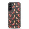 Cat Silhouettes Seamless Samsung Clear Case