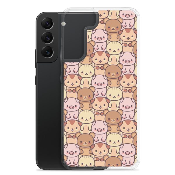 Kawaii Animals Samsung Clear Case