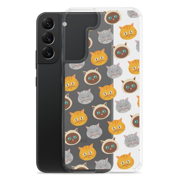 Cute Cats Samsung Clear Case