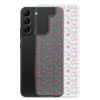 Cats and Flowers Doodle Samsung Clear Case
