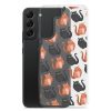 Cute Cat Samsung Clear Case