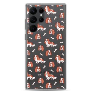 clear-case-for-samsung-samsung-galaxy-s22-ultra-case-on-phone-6a1e76fc4118d.jpg Cavalier Dog Samsung Clear Case