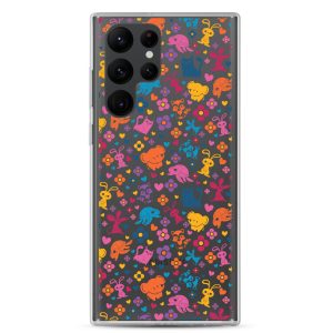 clear-case-for-samsung-samsung-galaxy-s22-ultra-case-on-phone-6a1e772519081.jpg Colorful Animals and Heart Samsung Clear Case