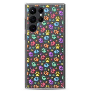 clear-case-for-samsung-samsung-galaxy-s22-ultra-case-on-phone-6a1e7870d2803.jpg Puppy Paw Prints Samsung Clear Case