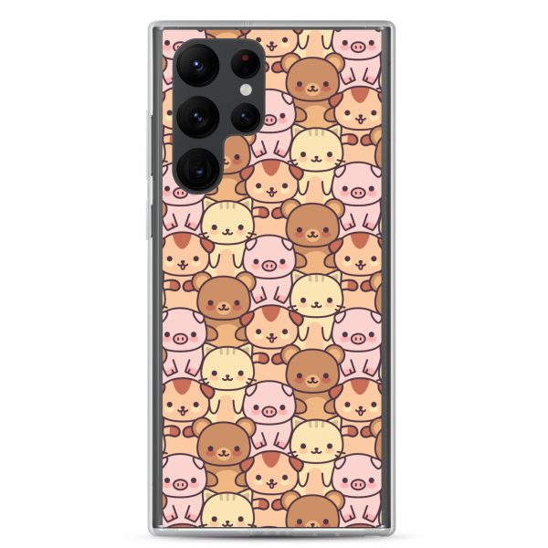 Kawaii Animals Samsung Clear Case