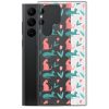 Cat Silhouettes Samsung Clear Case
