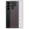 Cats and Flowers Doodle Samsung Clear Case