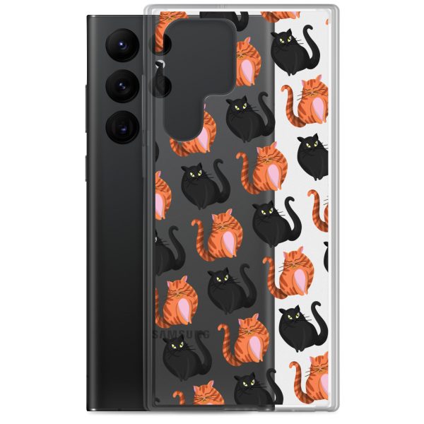 Cute Cat Samsung Clear Case