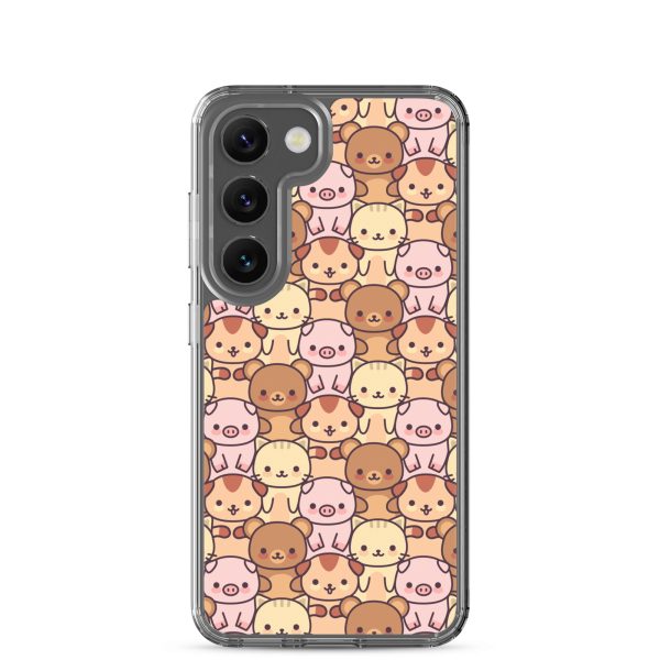 Kawaii Animals Samsung Clear Case