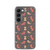 Cat Silhouettes Seamless Samsung Clear Case