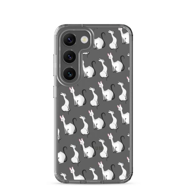 Classy Cats Samsung Clear Case