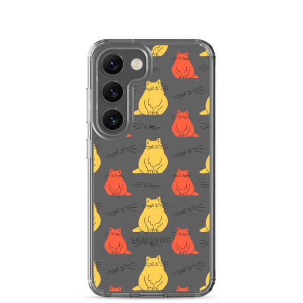 clear-case-for-samsung-samsung-galaxy-s23-case-on-phone-6a1e7c8ddb5ae.jpg Abstract Colorful Cats Samsung Clear Case