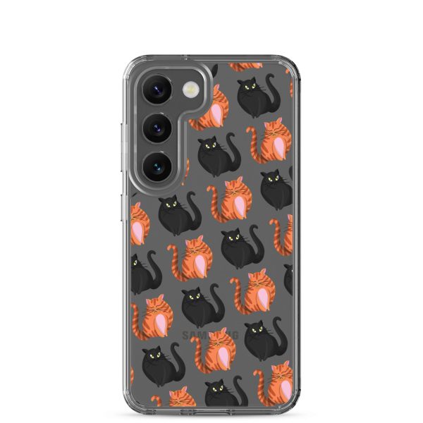 Cute Cat Samsung Clear Case