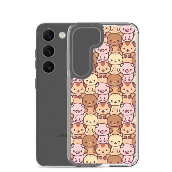 Kawaii Animals Samsung Clear Case