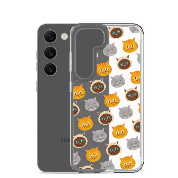 Cute Cats Samsung Clear Case