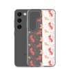 Cat Silhouettes Seamless Samsung Clear Case
