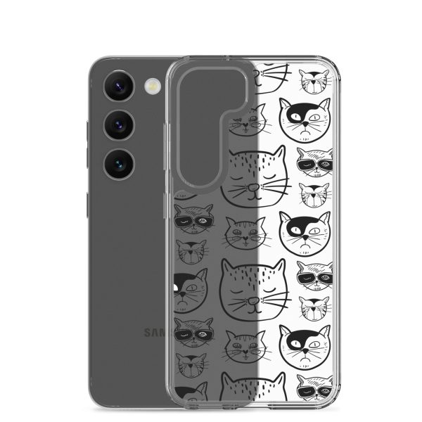 clear-case-for-samsung-samsung-galaxy-s23-case-with-phone-6a1e7c42f0f56.jpg Cartoonish Cat Samsung Clear Case