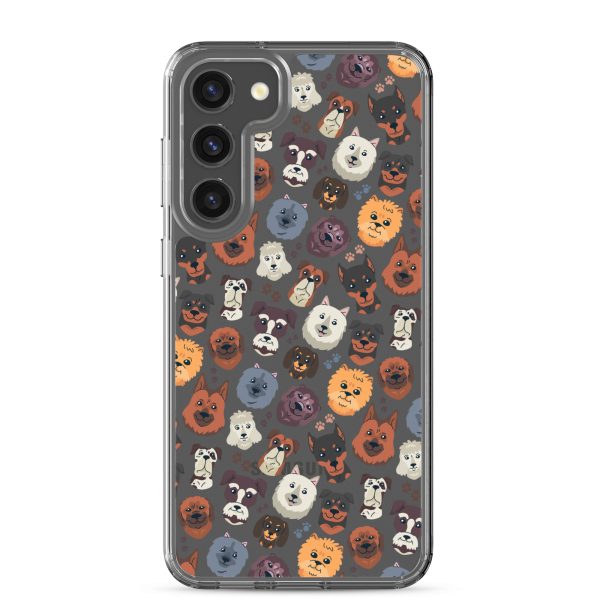clear-case-for-samsung-samsung-galaxy-s23-plus-case-on-phone-6a1e77f170a11.jpg Dog Heads Samsung Clear Case