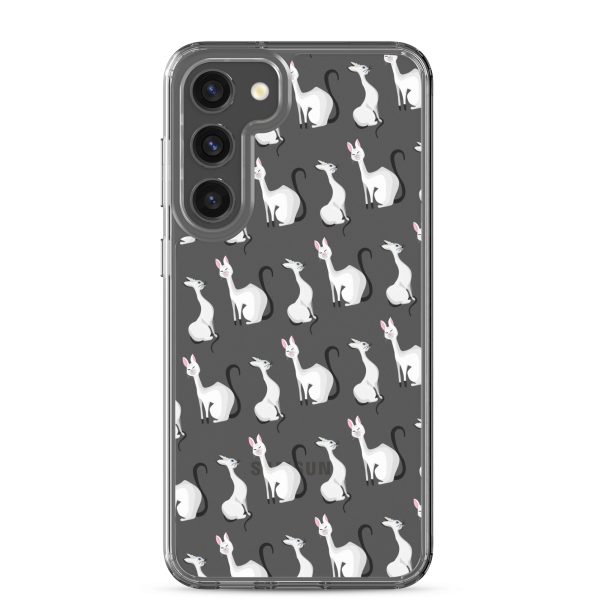 Classy Cats Samsung Clear Case