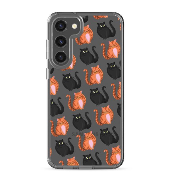Cute Cat Samsung Clear Case