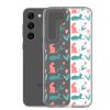 Cat Silhouettes Samsung Clear Case