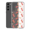 Cat Silhouettes Seamless Samsung Clear Case