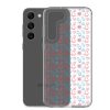 Cats and Flowers Doodle Samsung Clear Case