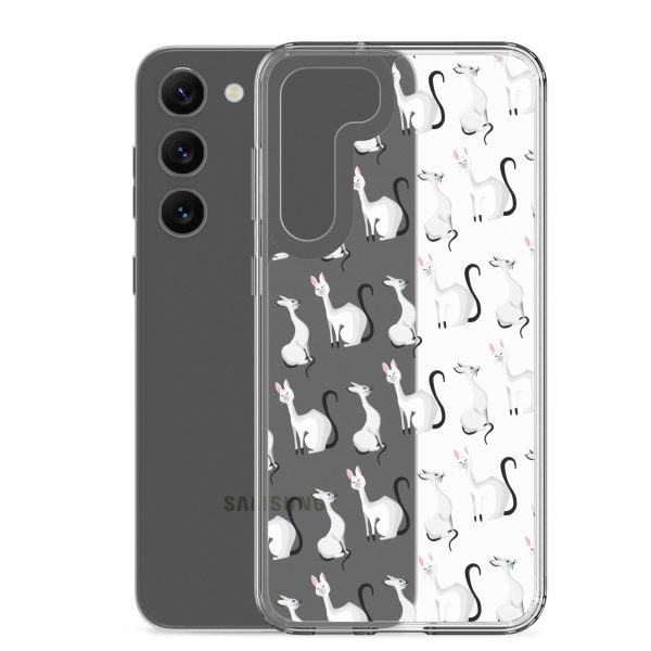 Classy Cats Samsung Clear Case