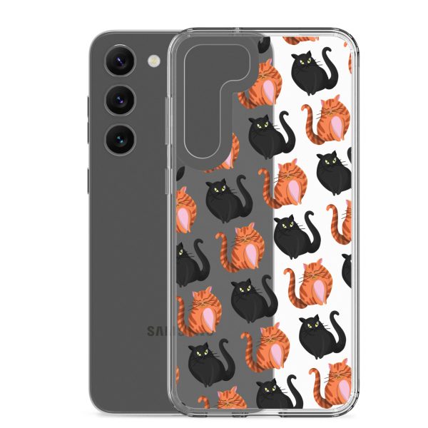 Cute Cat Samsung Clear Case