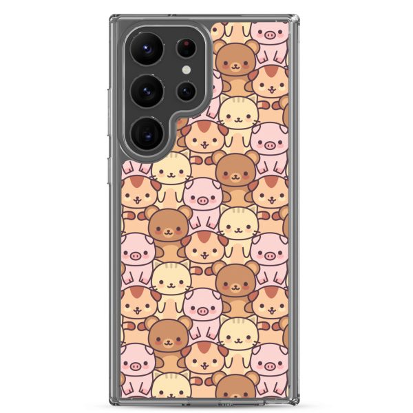Kawaii Animals Samsung Clear Case