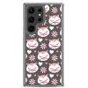 Cat Flowers and Hearts Samsung Clear Case
