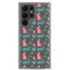 Cat Silhouettes Samsung Clear Case