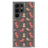 Cat Silhouettes Seamless Samsung Clear Case