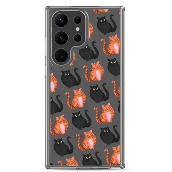 Cute Cat Samsung Clear Case