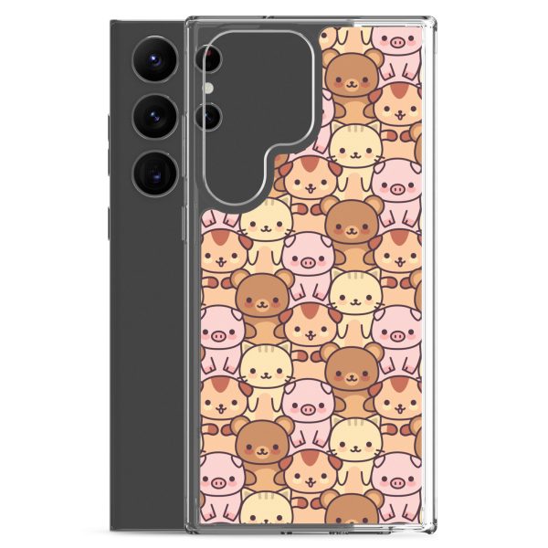 Kawaii Animals Samsung Clear Case