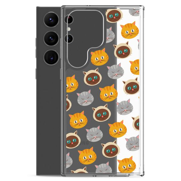 Cute Cats Samsung Clear Case