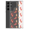 Cat Silhouettes Seamless Samsung Clear Case