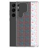 Cats and Flowers Doodle Samsung Clear Case