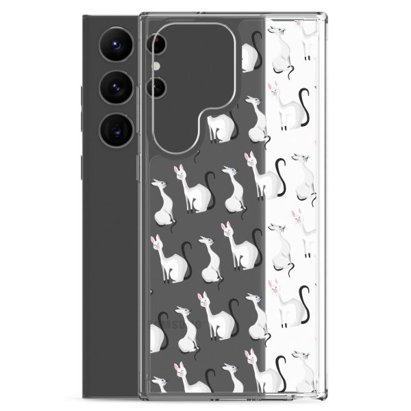 Classy Cats Samsung Clear Case