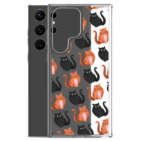Cute Cat Samsung Clear Case