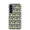 Cat Cute Colorful Samsung Clear Case