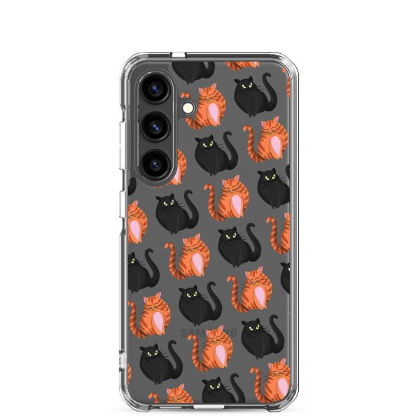 Cute Cat Samsung Clear Case