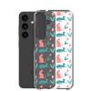 Cat Silhouettes Samsung Clear Case