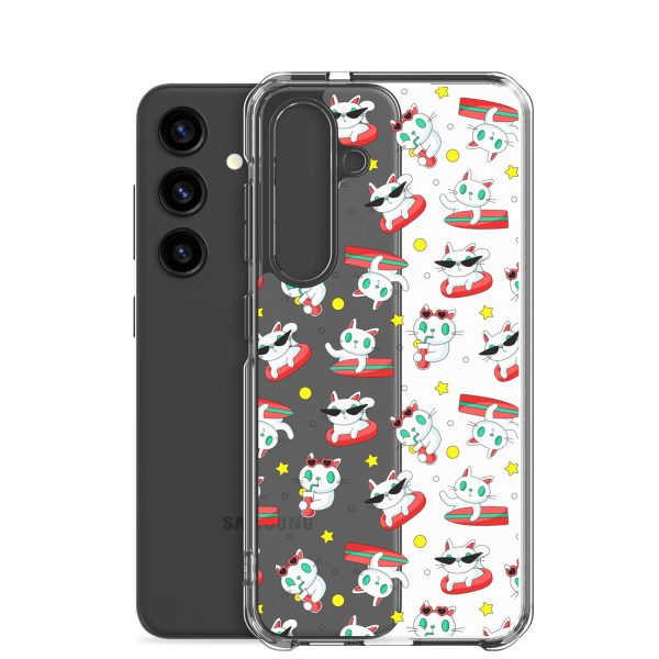 clear-case-for-samsung-samsung-galaxy-s24-case-with-phone-6a1e7bb381dd7.jpg Cat Surfing Samsung Clear Case