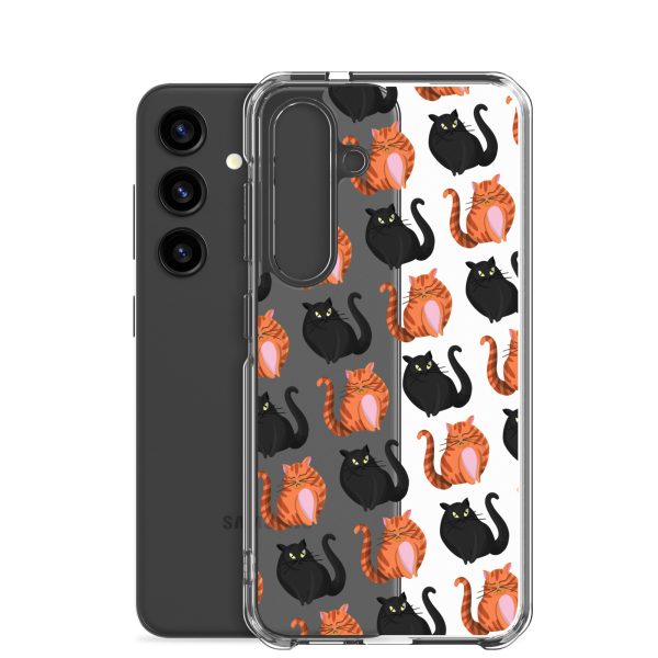 Cute Cat Samsung Clear Case
