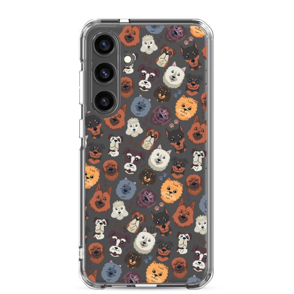 clear-case-for-samsung-samsung-galaxy-s24-plus-case-on-phone-6a1e77f170e5b.jpg Dog Heads Samsung Clear Case