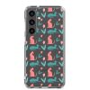 Cat Silhouettes Samsung Clear Case