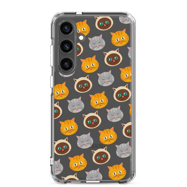 Cute Cats Samsung Clear Case