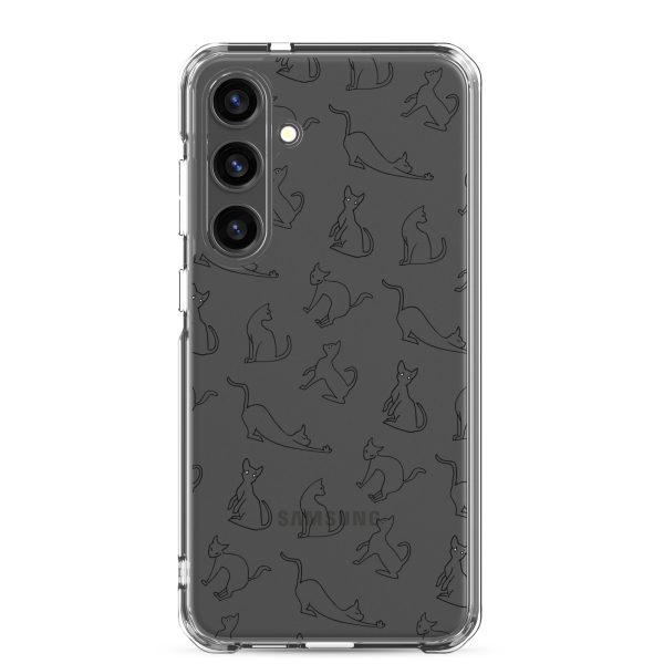 clear-case-for-samsung-samsung-galaxy-s24-plus-case-on-phone-6a1e7a85c3450.jpg Cat Outline Samsung Clear Case